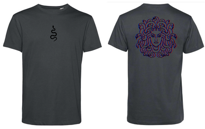 T-Shirt Medusa Stampa Nera 3D