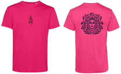 T-Shirt Medusa Stampa Nera 3D