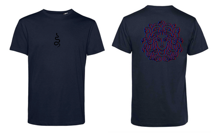 T-Shirt Medusa Stampa Nera 3D