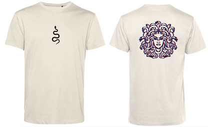 T-Shirt Medusa Stampa Nera 3D