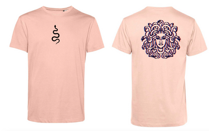 T-Shirt Medusa Stampa Nera 3D