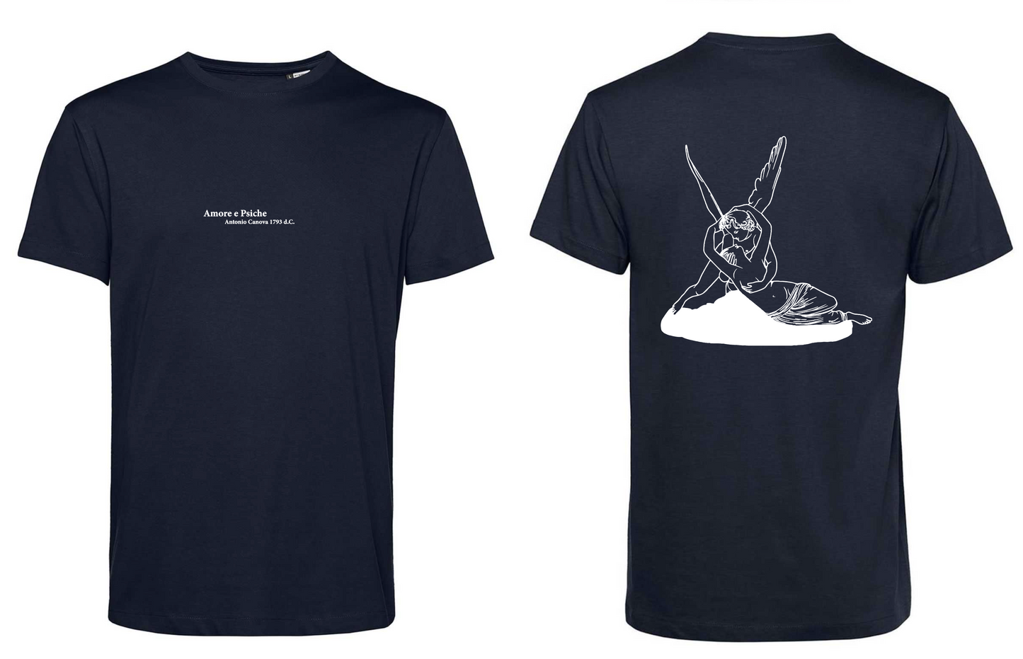 T-Shirt Amore Psiche Stampa Bianca
