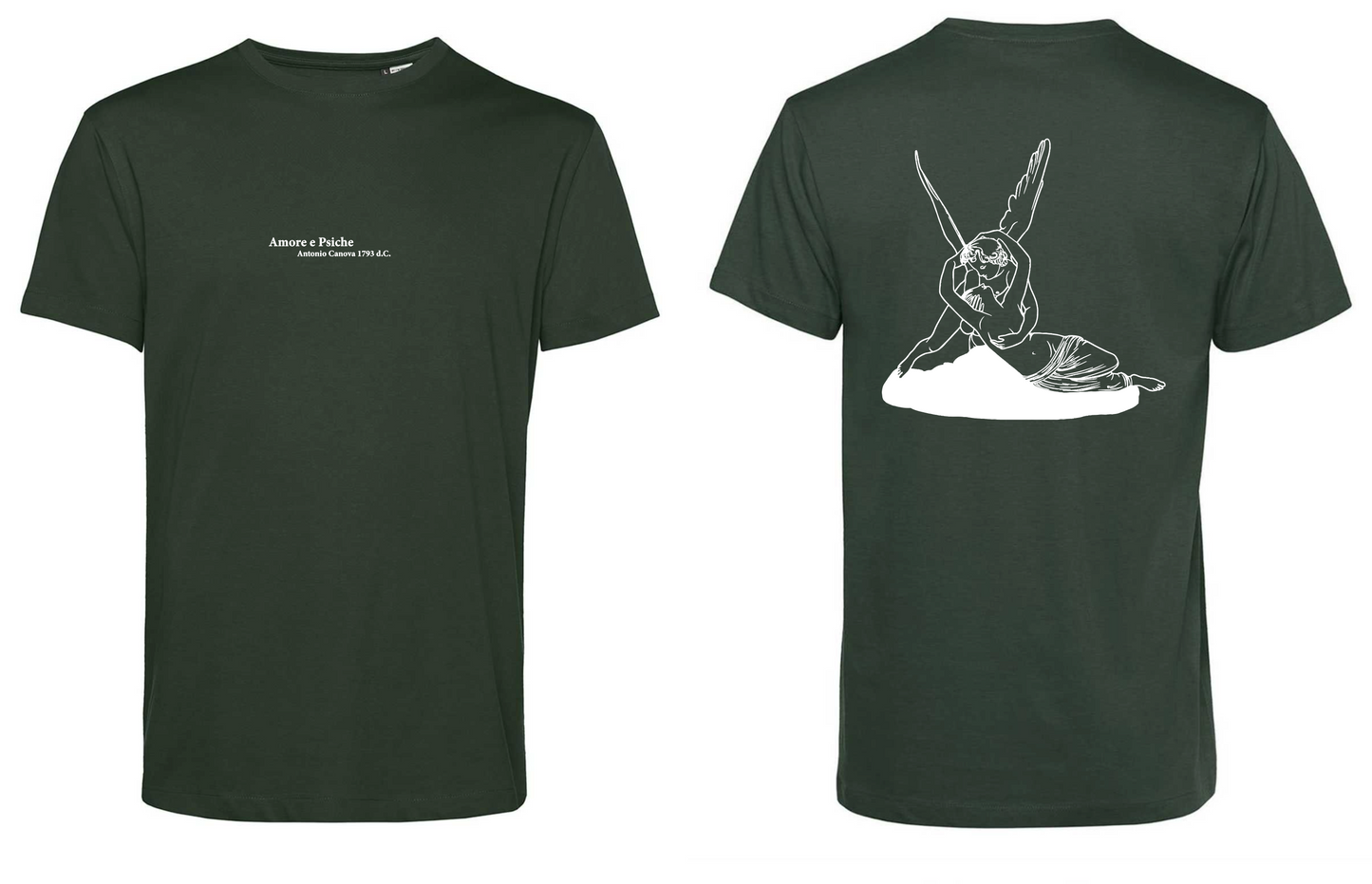 T-Shirt Amore Psiche Stampa Bianca