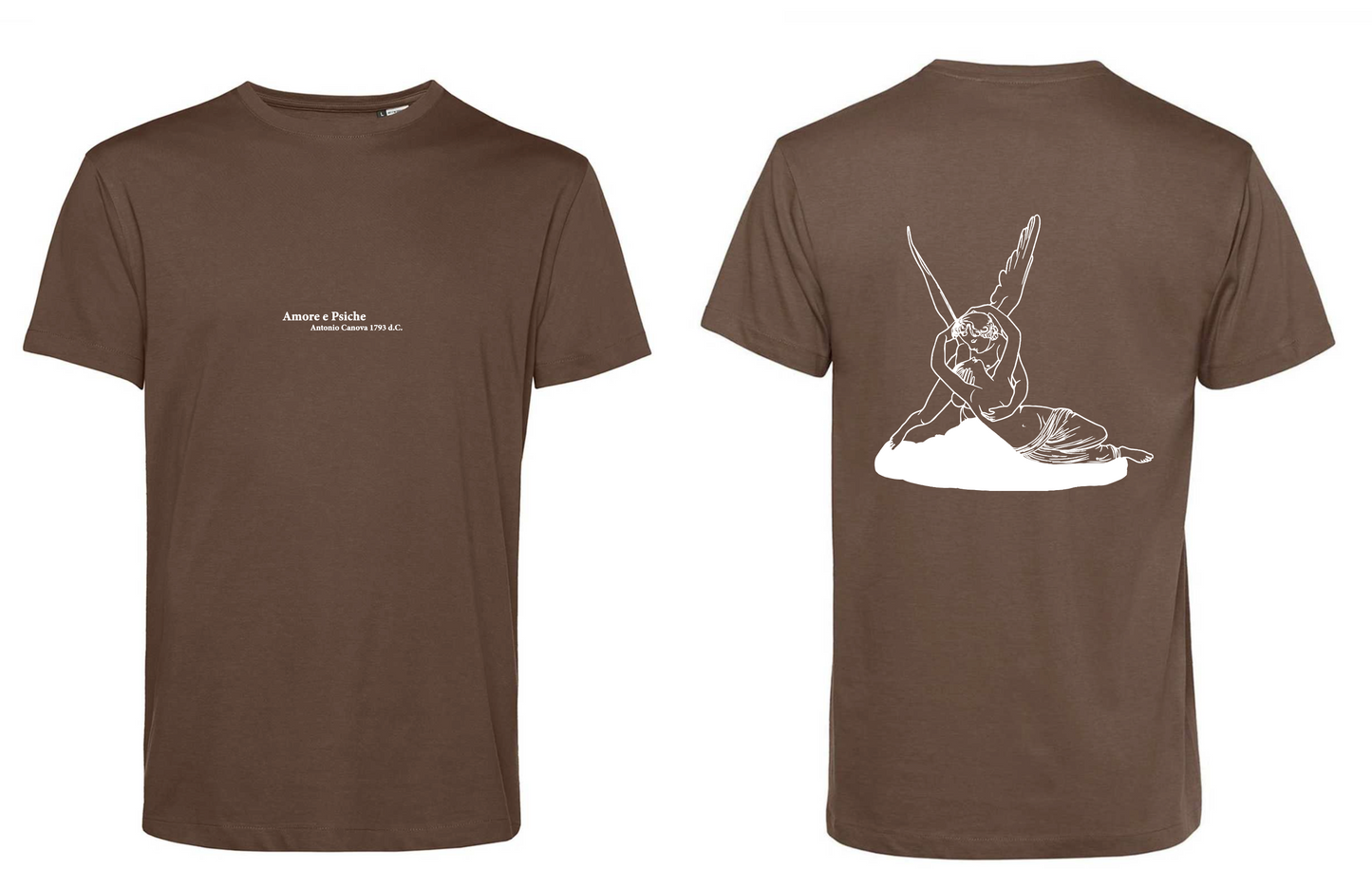 T-Shirt Amore Psiche Stampa Bianca