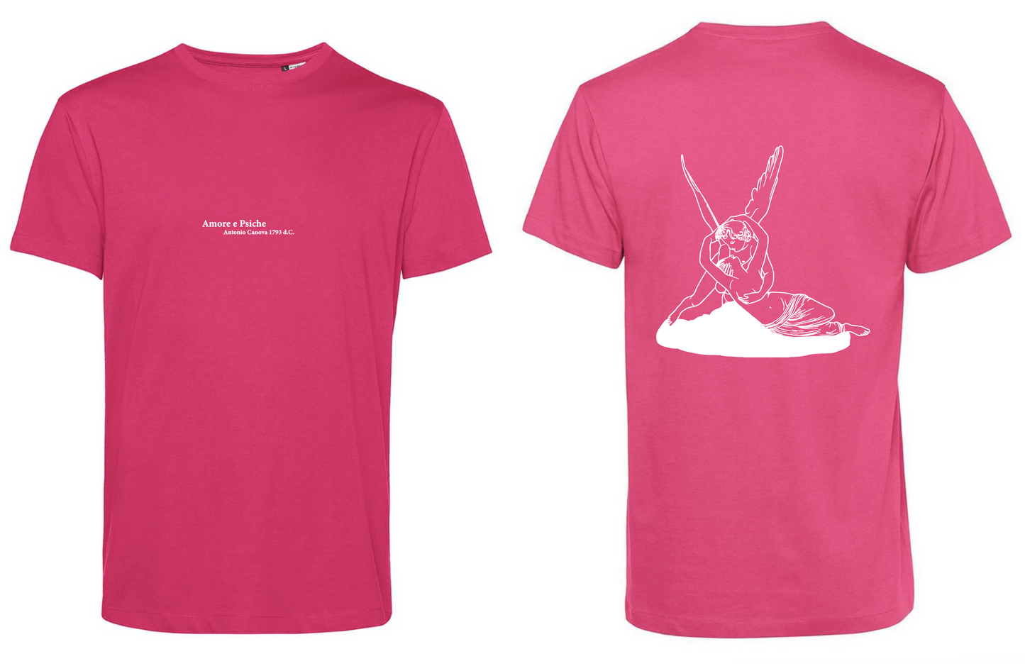T-Shirt Amore Psiche Stampa Bianca