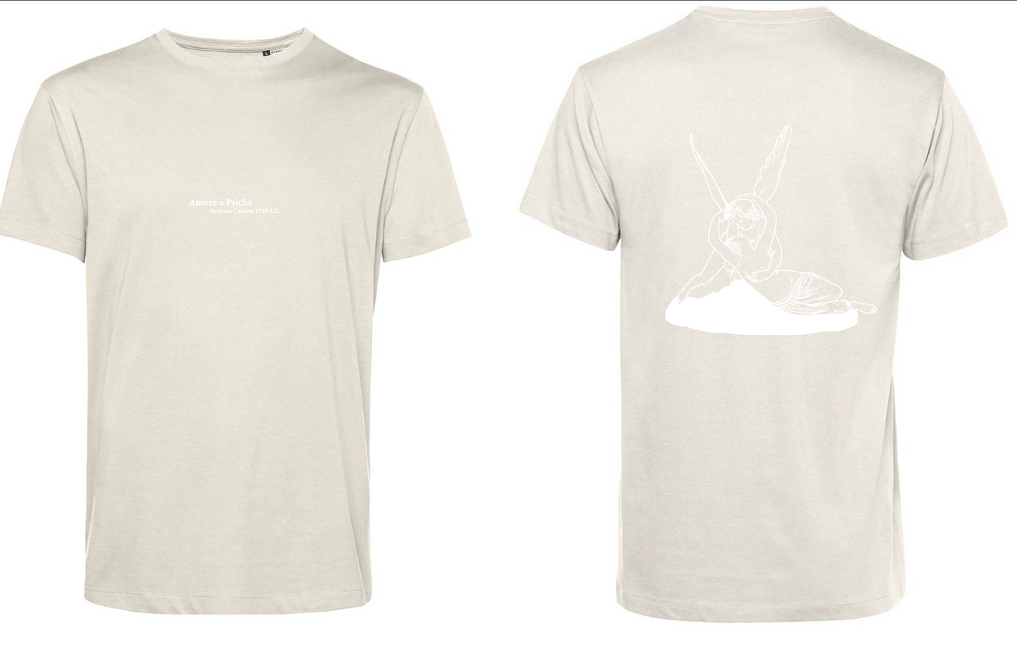 T-Shirt Amore Psiche Stampa Bianca