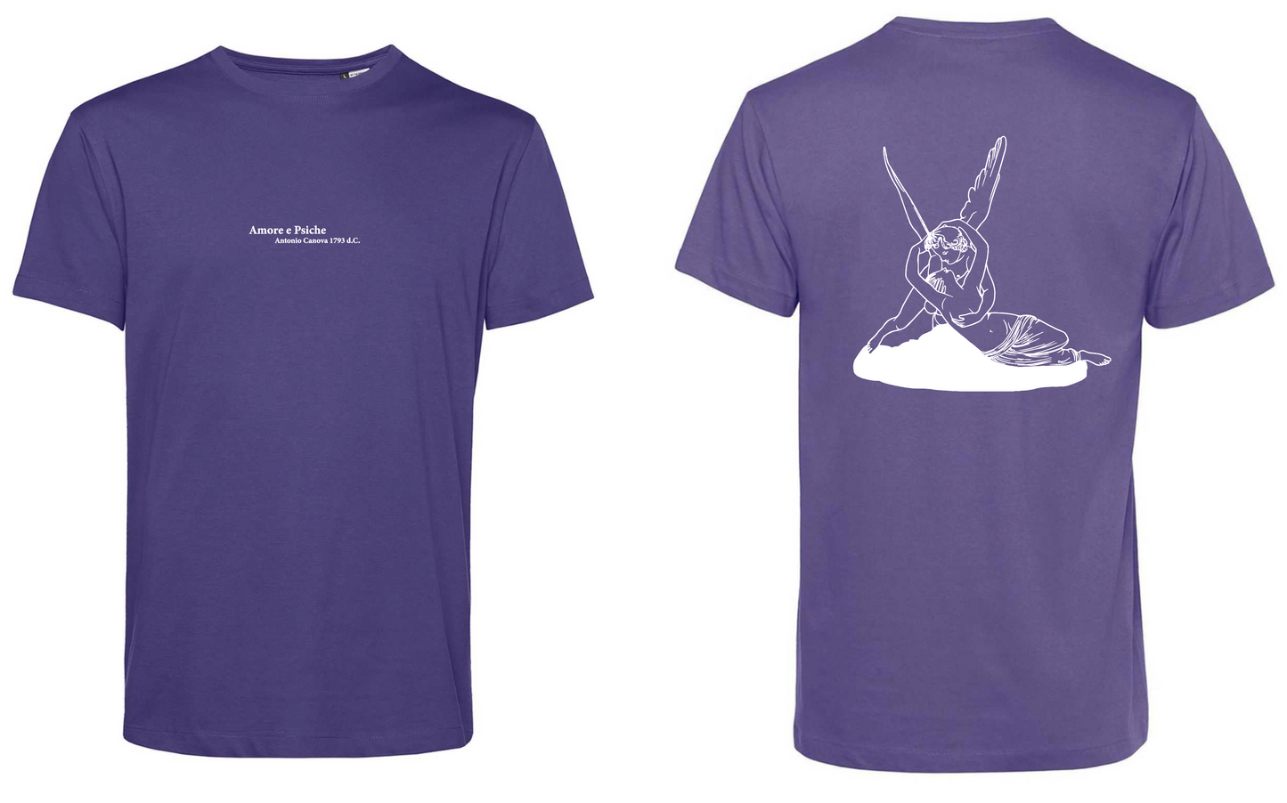 T-Shirt Amore Psiche Stampa Bianca