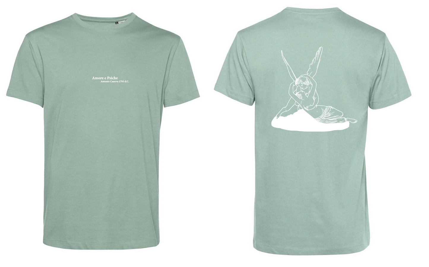 T-Shirt Amore Psiche Stampa Bianca
