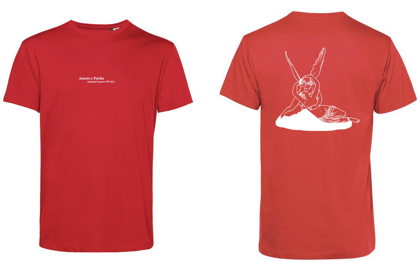 T-Shirt Amore Psiche Stampa Bianca