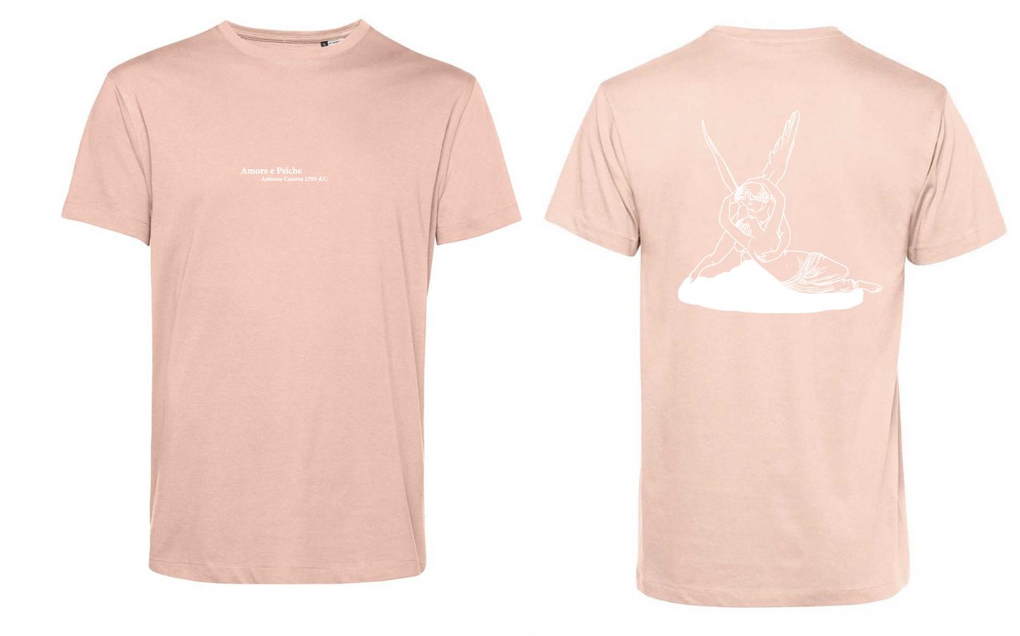 T-Shirt Amore Psiche Stampa Bianca