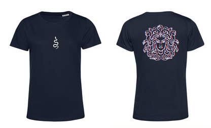 T-Shirt Medusa Stampa Bianca 3D