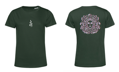 T-Shirt Medusa Stampa Bianca 3D