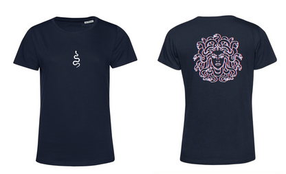 T-Shirt Medusa Stampa Bianca 3D