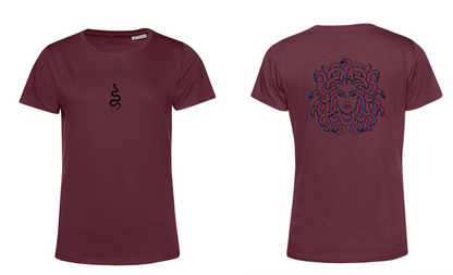 T-Shirt Medusa Stampa Nera 3D