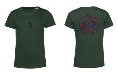 T-Shirt Medusa Stampa Nera 3D