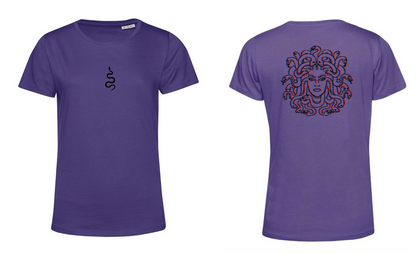 T-Shirt Medusa Stampa Nera 3D